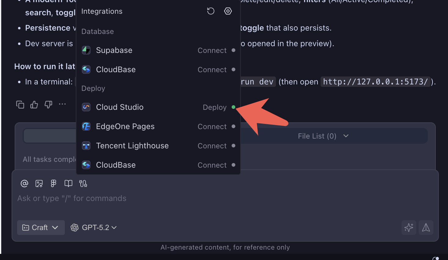 Deployment Integration
